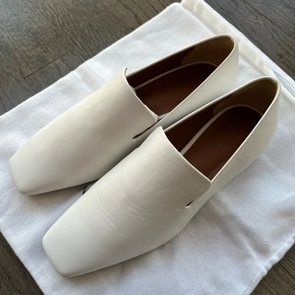 NIB Neous white flat transparent heel size 37 - Picture 2 of 8